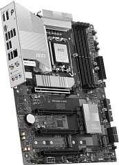 Материнская плата MSI PRO B860-P WIFI B860, LGA1851, 4*DDR5, 4*PCIEx16, 3*M.2, 1*TypeC, 2*USB3.2Gen2, 6*USB3.2Gen1, 8*USB2.0, 4*SATA3.0, 5G, Type-C(DP), DP, HDMI, ATX, RTL