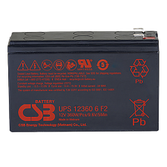 АКБ CSB Аккумуляторная батарея для ИБП 12360 6 (12V/7.5Ah)