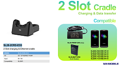 Двухслотовый зарядный и коммуникационный кредл M3 Mobile ASSY: SL20 2-Slot charging Ethernet cradle for 1xSL20 1xSL20 spare battery. Requires power supply PN SL20-PWSP-2EU