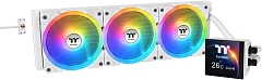 Система водяного охлаждения Thermaltake MAGFloe 360 Ultra Snow ARGB Soc-AM5/AM4/1200/1700/1851 белый 4-pin 30.6-32.5dB Al LCD 355W Ret (CL-W433-PL12SW-A)