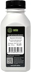 Тонер Cactus CS-TKY-100 черный флакон 100гр. для принтера Kyocera Universal TK-1170/1130/1140/1150/1160/1170/1200/1120 ; FS-720/1000/1028/1016/1030/1035/1050/1018/1118/1120/1128/1130/1135/1300/1320/1350/1370/2000/3900/4000/2020/2100/4020/3920/3040/3140/35