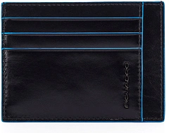 Чехол для кредитных карт Piquadro Blue Square PP2762B2R/N черный натур.кожа