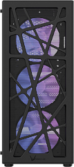 корпус Formula V Line Mana Black AR V2, ATX, TYPE-C*1, USB2.0*1, USB3.0*1, FRONT 3x120mm ARGB, REAR 1x120mm ARGB