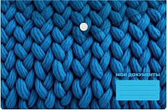 Конверт на кнопке Silwerhof FABRIC A5 непрозрачный пластик 0.25мм