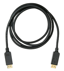 Кабель аудио-видео Buro V.1.2 DisplayPort (m)/DisplayPort (m) 2м. позолоч.конт. черный (BHP DPP_1.2-2)