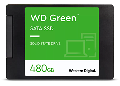 Твердотельный накопитель Western Digital Green SSD 2,5” SATA 480Gb, WDS480G3G0A, 1 year