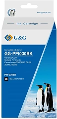 Картридж струйный G&G GG-PFI030BK PFI-030BK черный (55мл) для Canon imagePrograf TA-20/30 TM-240/340