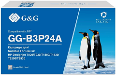 Картридж G&G №727 GG-B3P24A серый (130мл) для HP DJ T920/T1500/T2530