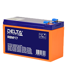 Аккумуляторная батарея Delta сменный батарейный картридж для ИБП APC (аналог RBC17), гарантия 2 года (1114010340007)