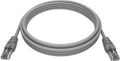 Патч-корд NTSS NTSS-PC-UTP-RJ45-6-1.0-LSZH-GY UTP RJ-45 вил.-вилка RJ-45 кат.6 1м серый LSZH 24AWG