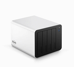 Система хранения данных TerraMaster F4-425 Plus tower NAS QC 3,4Ghz/8Gb(32)/TRAID,RAID0,1,10,5,6/up to 4 HDD SATA(3,5'/2,5')/3xM.2 2280 NVMe/3xUSB 10Gb(Type A) 1xUSB 10Gb(Type-C)/HDMI/2x5GbE RJ-45/1xPS/1YW(repl. F4-424)
