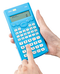 Калькулятор научный Deli E1710A/BLU синий 10+2-разр.