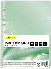 Папка-вкладыш Silwerhof SD-CL/GRN зеленый глянцевые A4+ полипропилен 30мкм (упак.:50шт)