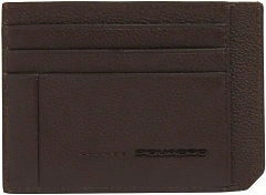 Чехол для кредитных карт Piquadro Russel PP2762W137R/TM темно-коричневый натур.кожа