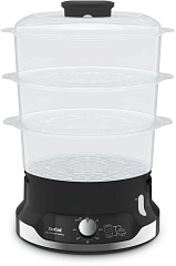Пароварка Tefal VC204810 3ярус. 800Вт черный