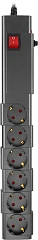 Сетевой фильтр Buro 600SPro-16-3-G 3м (6 розеток) графитовый (коробка)