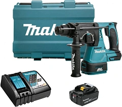 Перфоратор Makita DHR242RT патрон:SDS-plus уд.:2.4Дж аккум. (кейс в комплекте)