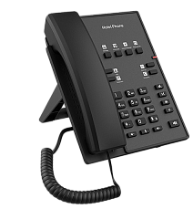 SIP телефон Fanvil H1, 2 SIP-акк., POE, 1x100 Mbps, Чёрный, 8 прог. клав.