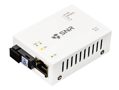 Медиаконвертер SNR Медиаконвертер 10/100/1000-Base-T / 100/1000Base-FX, Tx/Rx: 1550/1310нм
