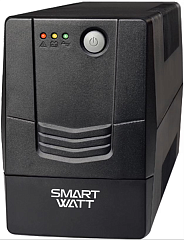 Источник бесперебойного питания SMARTWATT ИБП линейно-интерактивный, 1050/600 ВА/Вт, напольный, LED индикация, розетки Shuko - 2 шт., встр. АКБ 1*9 Ач (3703020390009)