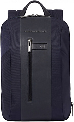 Рюкзак Piquadro Brief2 CA6384BR2/BLU синий нейлон/натур.кожа