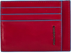 Чехол для кредитных карт Piquadro Blue Square PP2762B2R/R красный натур.кожа