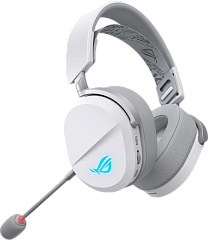 Гарнитура ASUS ROG PELTA, USB-C, 2.4GHz, Bluetooth, 309g, 20Hz~20kHz, RGB Lighting, White