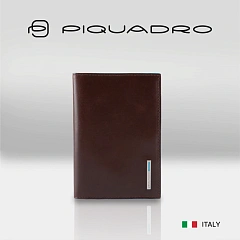 Обложка для паспорта Piquadro Blue Square PP5255B2/MO коричневый натур.кожа
