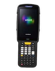 Терминал сбора данных M3 Mobile US20W Android 10.0 GMS, WVGA, 802.11 a/b/g/n/ac, SE4710 2D (45 angle), Rear Camera, BT, GPS, NFC(HF), 4G/64G, 42K, Ext Bat incl & Bullet Proof Film, Hand Strap. Not use US20-TRIG-S00