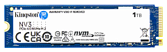 Твердотельный накопитель Kingston SSD 1TB NV3 M.2 2280 NVMe Gen4x4 R6000/W4000MB/s MTBF 2M 320TBW Retail 1 Year Warrаnty