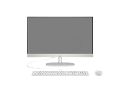 Моноблок HP 24-CR0254NH NT 24" FHD(1920x1080) Intel Core i7-1355U, 16GB DDR4-3200 (2x8GB), SSD 512Gb, Intel Internal Graphics, noDVD, ENG kbd&mouse wired, HD Webcam, Shell White, FreeDOS, 1Y Wty