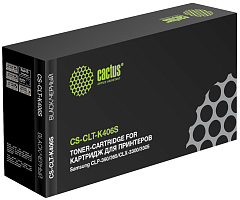Картридж лазерный Cactus CS-CLT-K406S CLT-K406S черный (1500стр.) для Samsung CLP-360/365/CLX-3300/3305