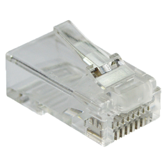  Коннектор RJ45 тип EZ, 8P8C, UTP, Cat.6, универсальный, покрытие 50 микрон,100 шт.
