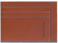 Чехол для кредитных карт Piquadro Blue Square PP2762B2R/M каштановый натур.кожа