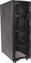 Шкаф коммутационный Lanmaster (LAN-DC-CBP4-48UX6X10) напольный 48U 600x1070мм пер.дв.перфор. 4 бок.пан. задн.дв.перфор. 1500кг черный 200кг 2259мм IP20 металл