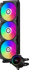 Система водяного охлаждения PcCooler DA360 BK ARGB Soc-AM5/AM4/1200/1700/1851 черный 4-pin Al 300W Ret (DA360-BKAWXX-GL) [DA360-BKAWXX-GL]