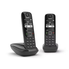 Телефонный аппарат GIGASET AS690 DUO BLACK