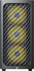 корпус Formula V Line Air Mesh G3 Plus Black, MATX, Type-C*1, USB3.0*2, FRONT 3x120mm FRGB, REAR 1x120mm FRGB