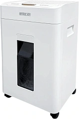 Шредер Office Kit SA120C (3,9х10) белый с автоподачей (секр.P-4) фрагменты 120лист. 25лтр. скобы пл.карты