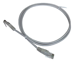 Патч-корд Lanmaster TWT2-45-45-1.5-GY UTP RJ-45 вил.-вилка RJ-45 кат.5E 1.5м серый ПВХ