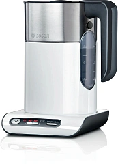 Чайник BOSCH TWK8611P РОЗНИЧНЫЙ ЭКСКЛЮЗИВ!! Styline Чайник белый, 2400Вт, нерж сталь/пластик