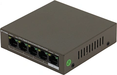 Коммутатор IP-COM G1105P-4-63W Коммутатор неуправляемый PoE, 5 портов 5x1 Гбит/с, PoE 4х58 Вт, настольный