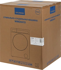 Стиральная машина Hyundai WMD8413 класс: A++ загр.фронтальная макс.:8кг (с сушкой) белый инвертер