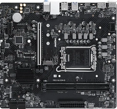 Материнская плата MSI PRO H610M-B Soc-1700 Intel H610 2xDDR5 mATX AC`97 8ch(7.1) GbLAN+HDMI+DP