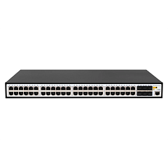 Коммутатор SNR Управляемый PoE коммутатор уровня 2+, 48 портов 10/100/1000Base-T, 6 портов 1/10G SFP+, PoE 450Вт