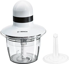 Измельчитель электрический Bosch MMR08A1 0.8л. 400Вт белый/черный