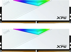 Модуль памяти ADATA 64GB DDR5 6000 DIMM XPG Lancer RGB 2*32, 1.35V, CL30-40-40, On-Die ECC, Power Management IC, white