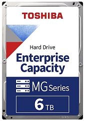 Жесткий диск Toshiba Enterprise HDD 3.5" SAS 6TB, 7200 rpm, 256MB buffer, 512e, MG08SDA600E, 1 year